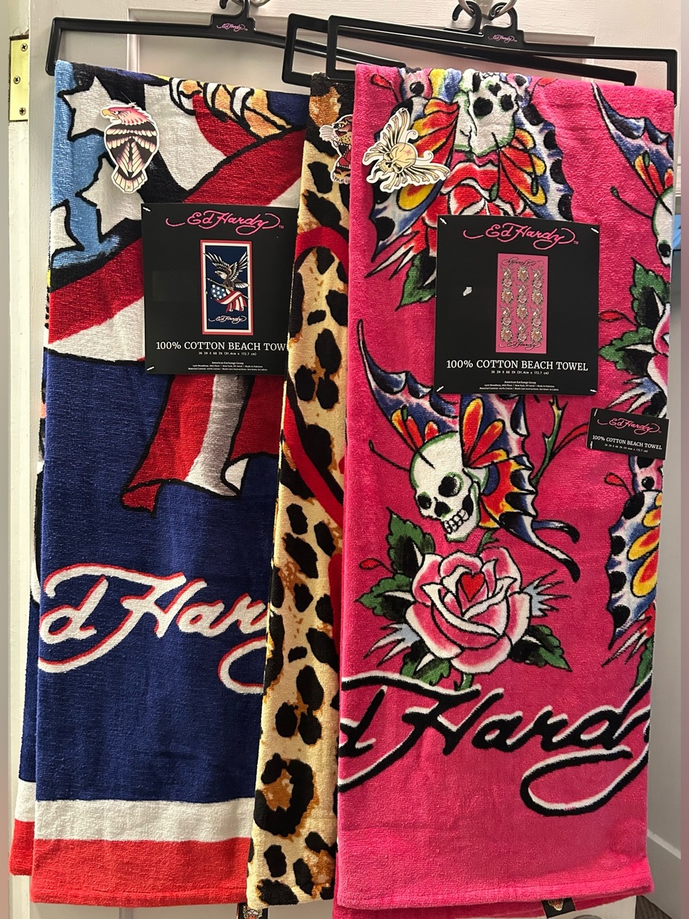 Ed Hardy Oversized Beach Towels  PICK ONE